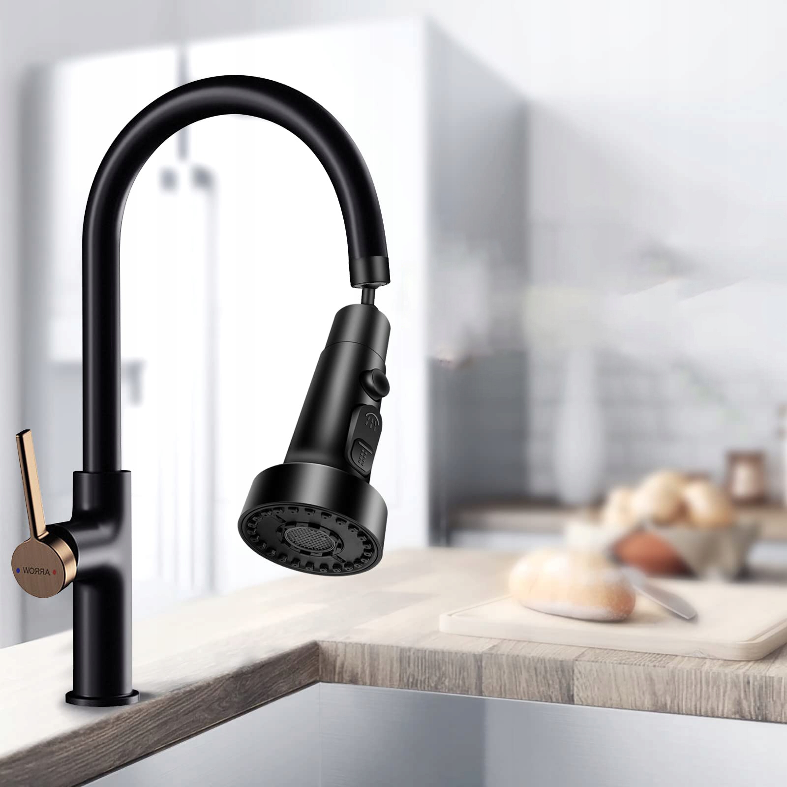 Przedłużacz Do Kranu Aerator Perlator Adapter Kuchennego Kranu 3 Funkcje