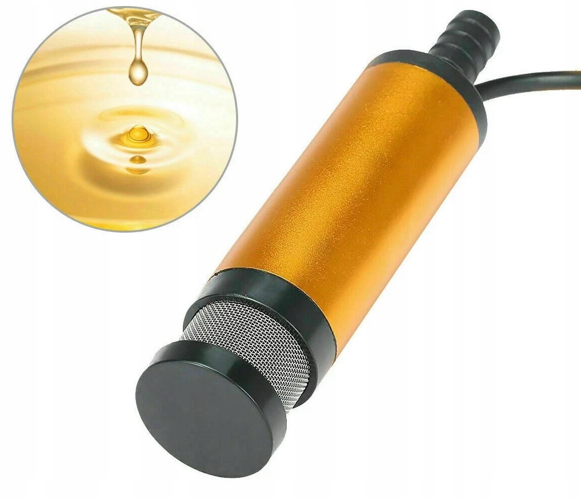 Duża Pompka Pompa Do Spuszczania Paliwa Ropy Oleju Wody Elektryczna 12v