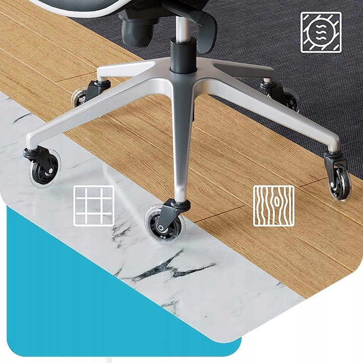 5szt Gumowe Kauczukowe Kółka Do Fotela Obrotowego Krzesła Łożyskowane Koła