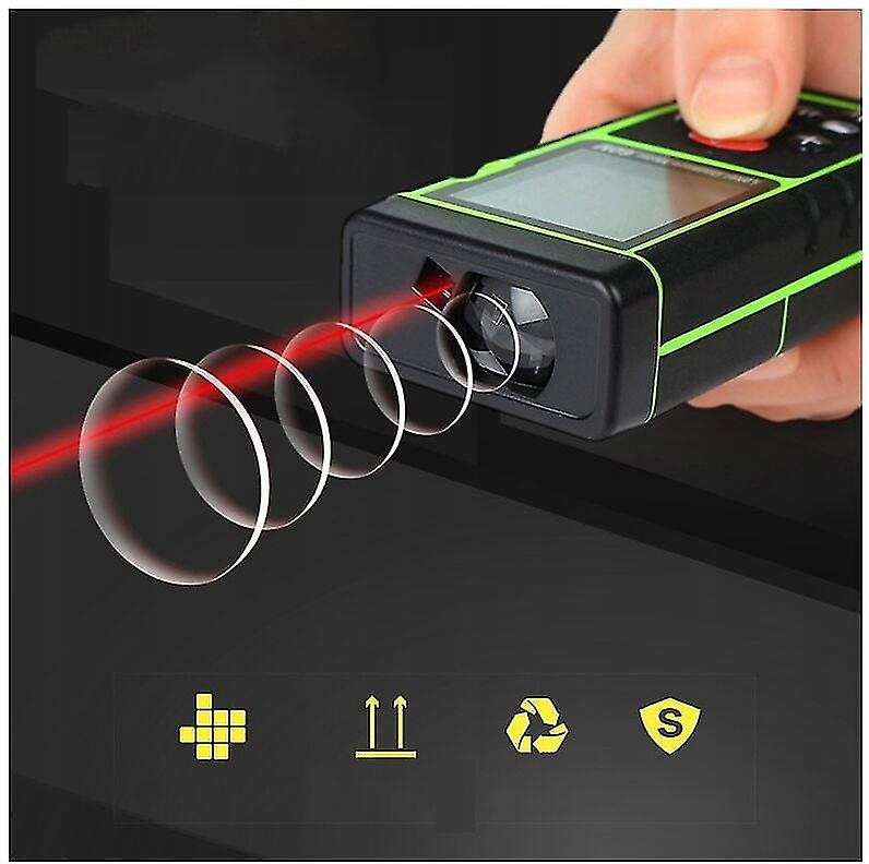 Dalmierz Laserowy Miernik Odległości Cyfrowy Poziomica Profesjonalny 40 m