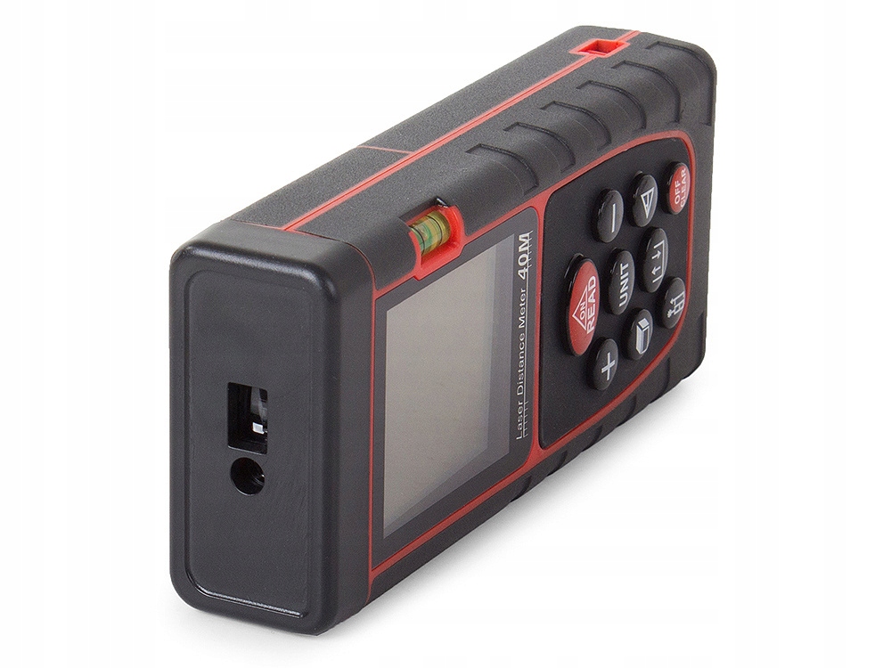 Dalmierz Laserowy Miernik Odległości Cyfrowy Poziomica Profesjonalny 40 m