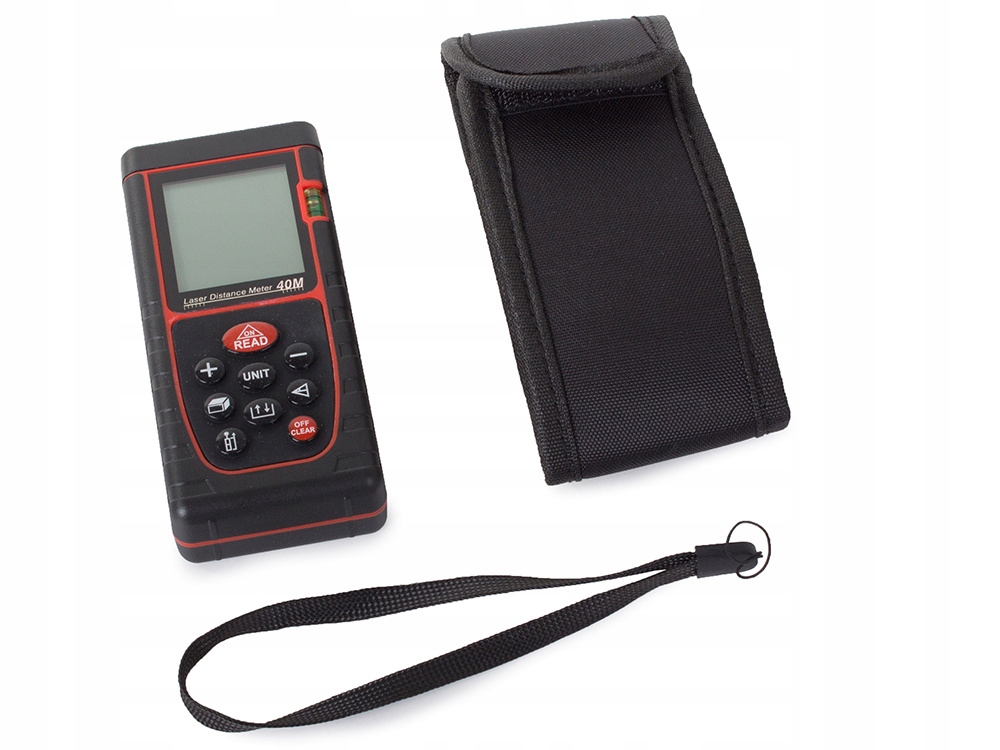 Dalmierz Laserowy Miernik Odległości Cyfrowy Poziomica Profesjonalny 40 m