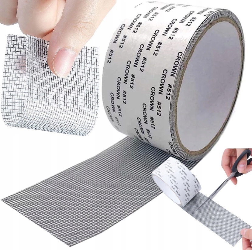 Wytrzymała Taśma Naprawcza Samoprzylepna Do Naprawy Moskitiery Na Okno