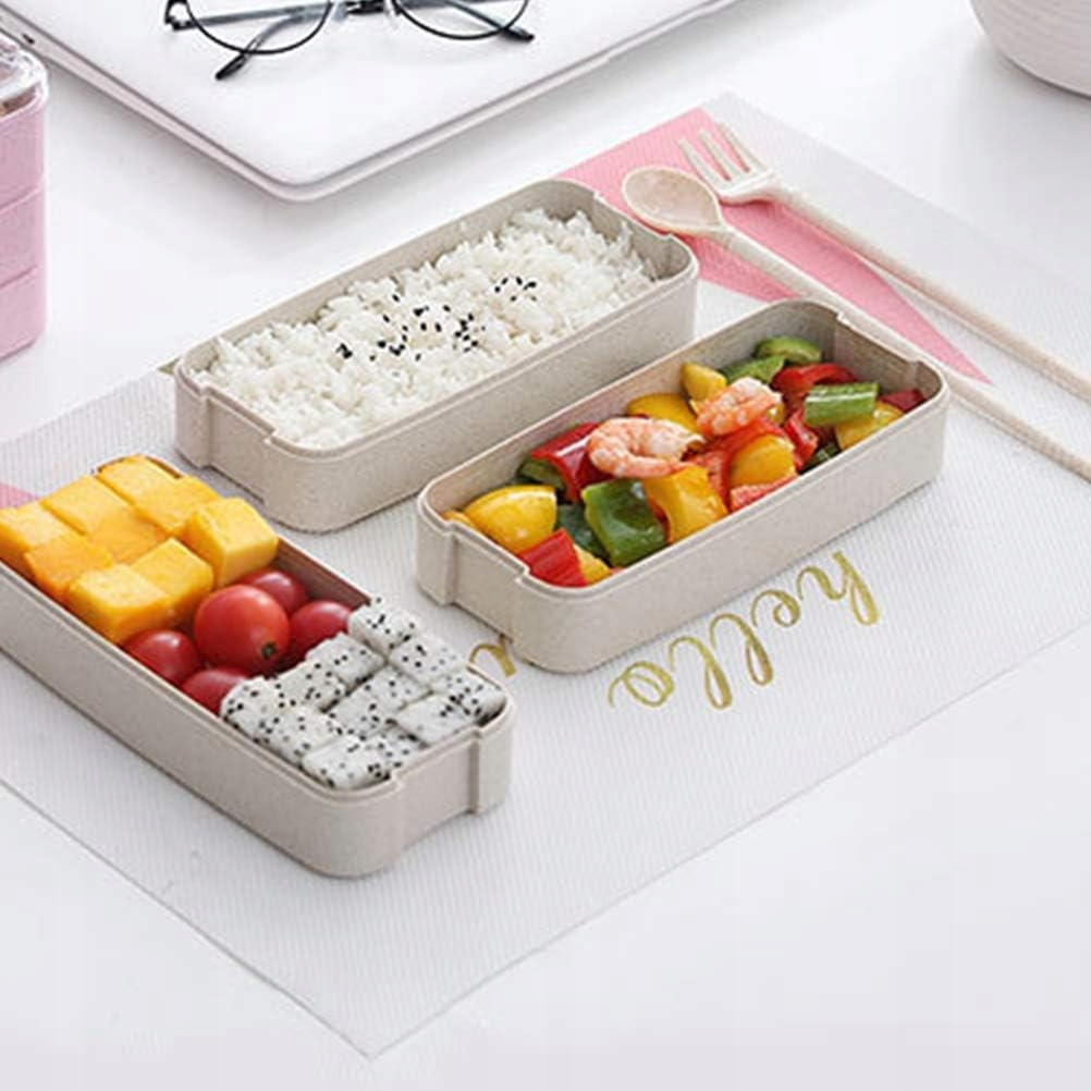 Śniadaniówka Lunchbox Pojemnik Na Śniadanie Żywność Do Szkoły Pracy 0.9l