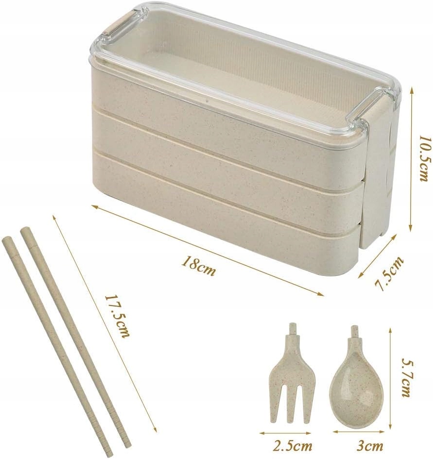 Śniadaniówka Lunchbox Pojemnik Na Śniadanie Żywność Do Szkoły Pracy 0.9l