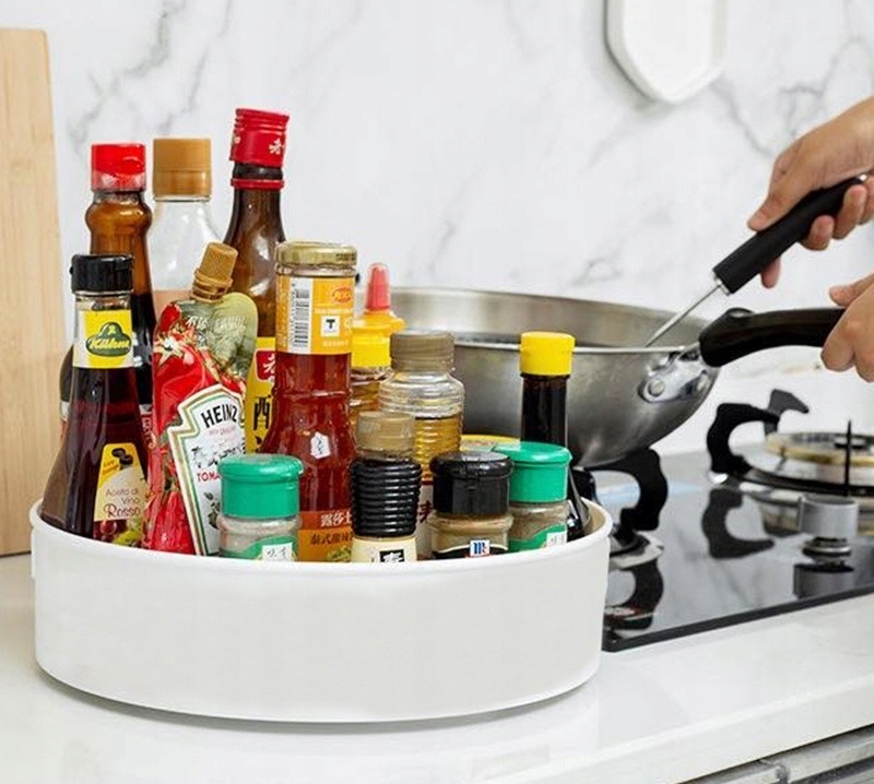 Organizer Obrotowy Do Kuchni Miska Na Przyprawy Kosmetyki Leki Okrągły