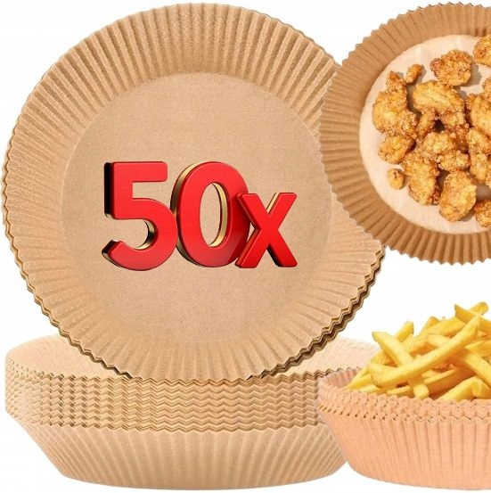 Wkład Papierowy Do Frytkownicy Air Fryer Wkłady Papierowe 20-24 cm 50szt