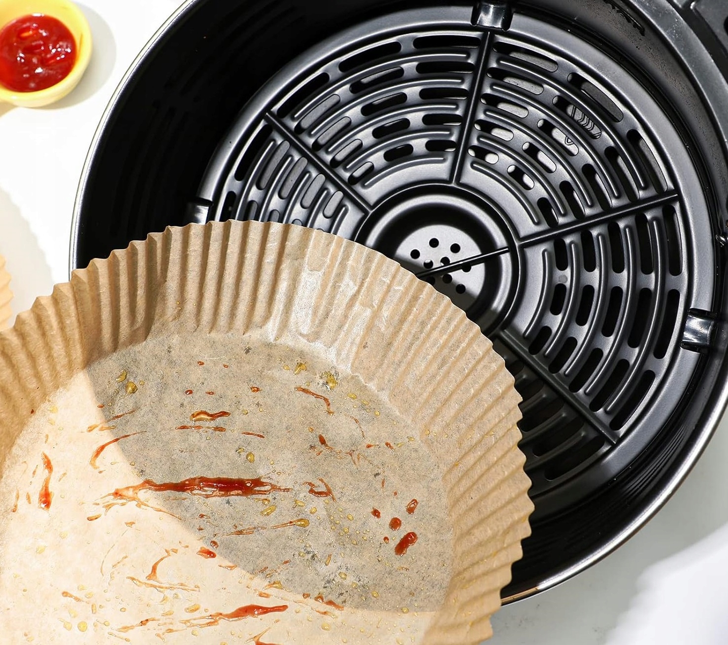 Wkład Papierowy Do Frytkownicy Air Fryer Wkłady Papierowe 20-24 cm 50szt