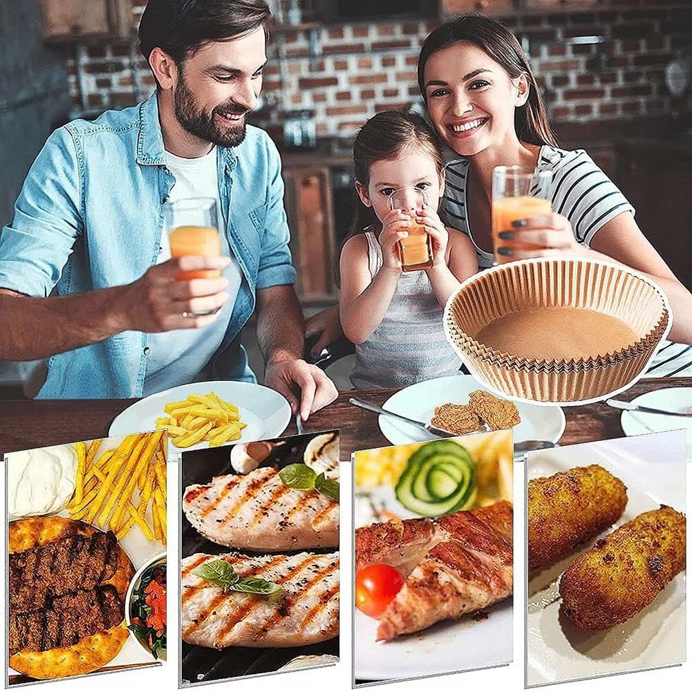 Wkład Papierowy Do Frytkownicy Air Fryer Wkłady Papierowe 20-24 cm 50szt