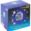 Budzik Projektor Gwiazd Nieba Zegar Lampka Nocna Led 7w1 Termometr Melodie