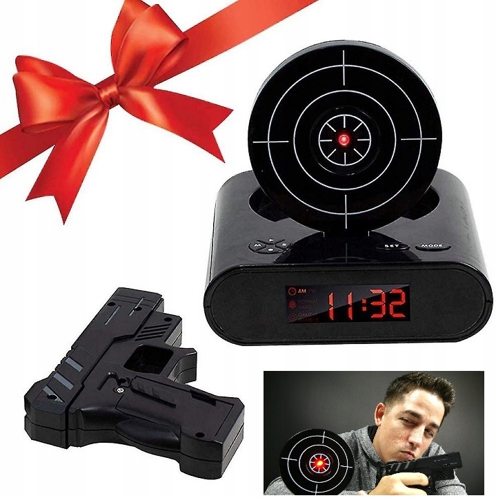 Budzik Snajpera Zegar Budzik Dla Dzieci Budzik Pistolet Zegar Elektroniczny