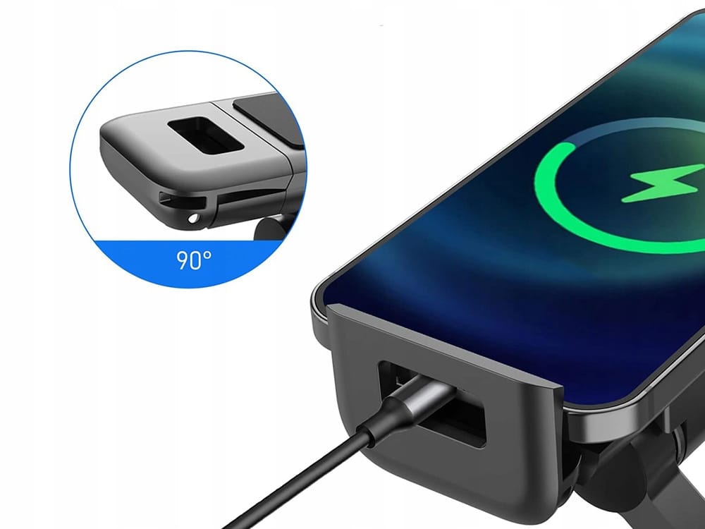 Stabilny Uchwyt Samochodowy Na Tablet Telefon Na Zagłówek Regulowany