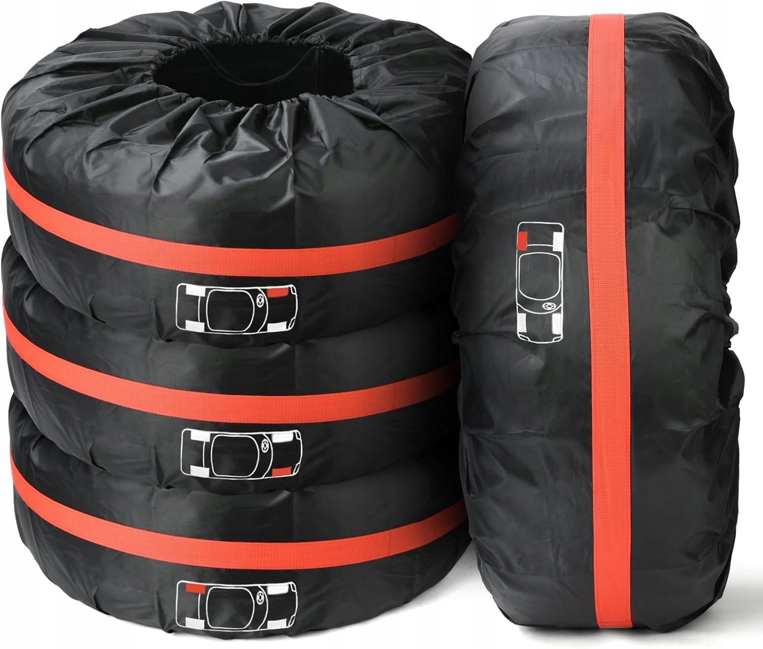 Pokrowce Na Koła Opony Felgi 18-23 Cali Zestaw 4 szt Pokrowiec Wodoodporne