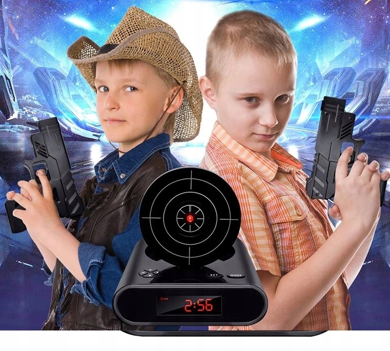 Budzik Snajpera Zegar Budzik Dla Dzieci Budzik Pistolet Zegar Elektroniczny