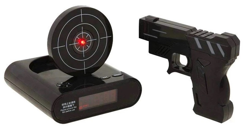 Budzik Snajpera Zegar Budzik Dla Dzieci Budzik Pistolet Zegar Elektroniczny