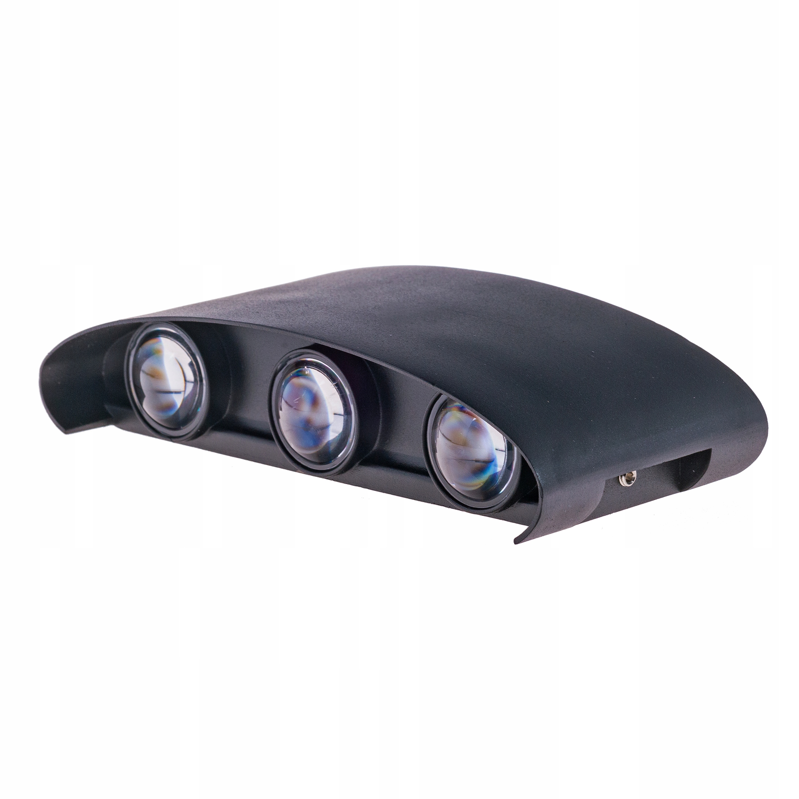 Lampa Elewacyjna Ścienna Led Kinkiet Zewnętrzny Ogrodowy Aluminium Góra Dół