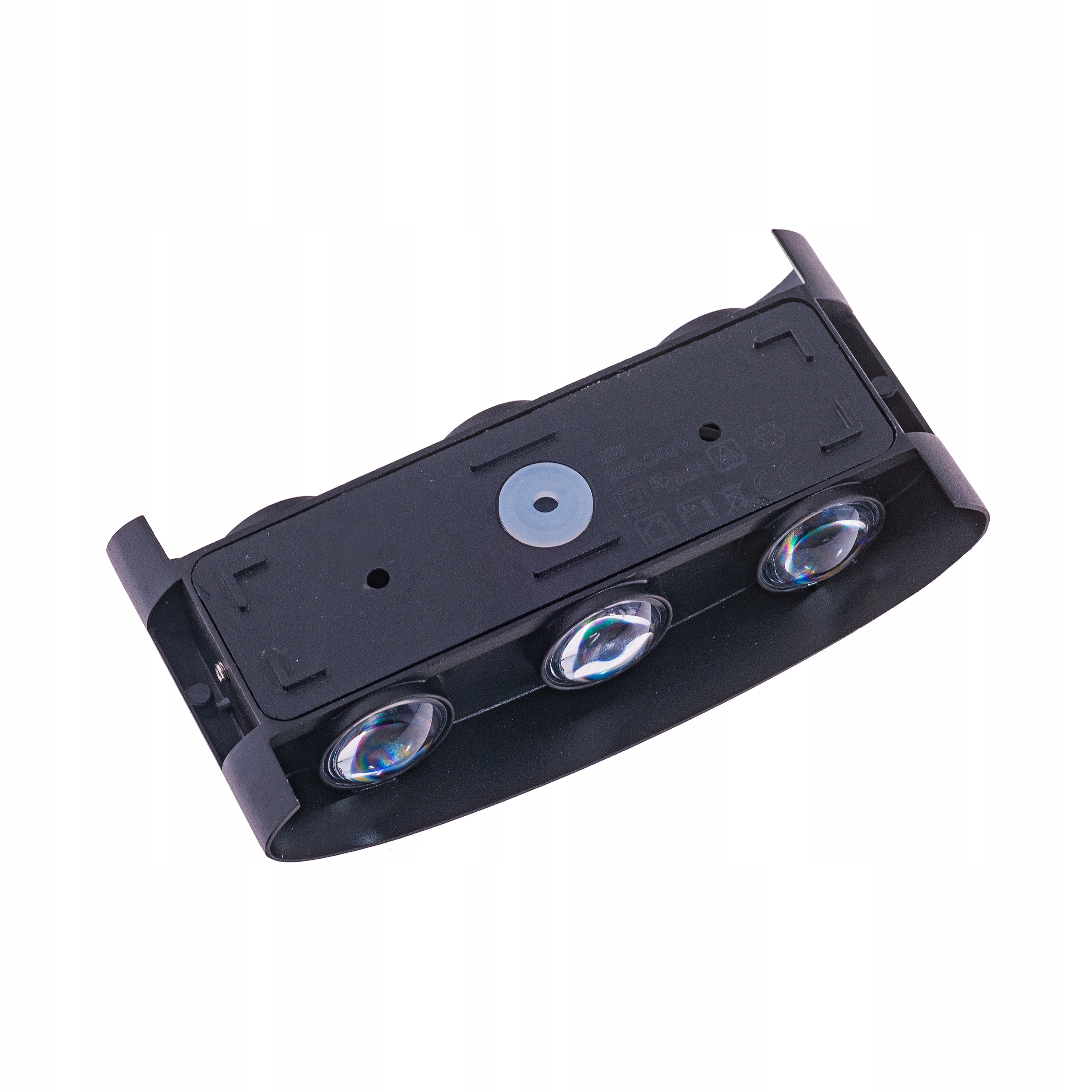 Lampa Elewacyjna Ścienna Led Kinkiet Zewnętrzny Ogrodowy Aluminium Góra Dół