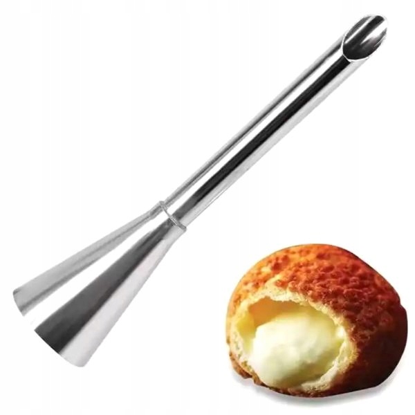 Tylka Szpryca Igła Do Nadziewania Pączków Ciasta Ptysiów Kremów Metalowa