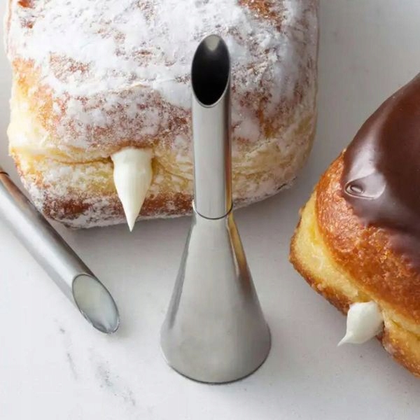 Tylka Szpryca Igła Do Nadziewania Pączków Ciasta Ptysiów Kremów Metalowa