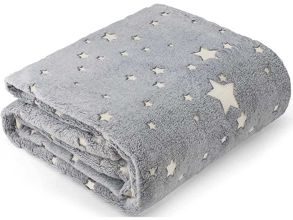 Miękki Koc Pled Narzuta Na Łóżko Świecący W Ciemnościach Dla Dzieci 150x200
