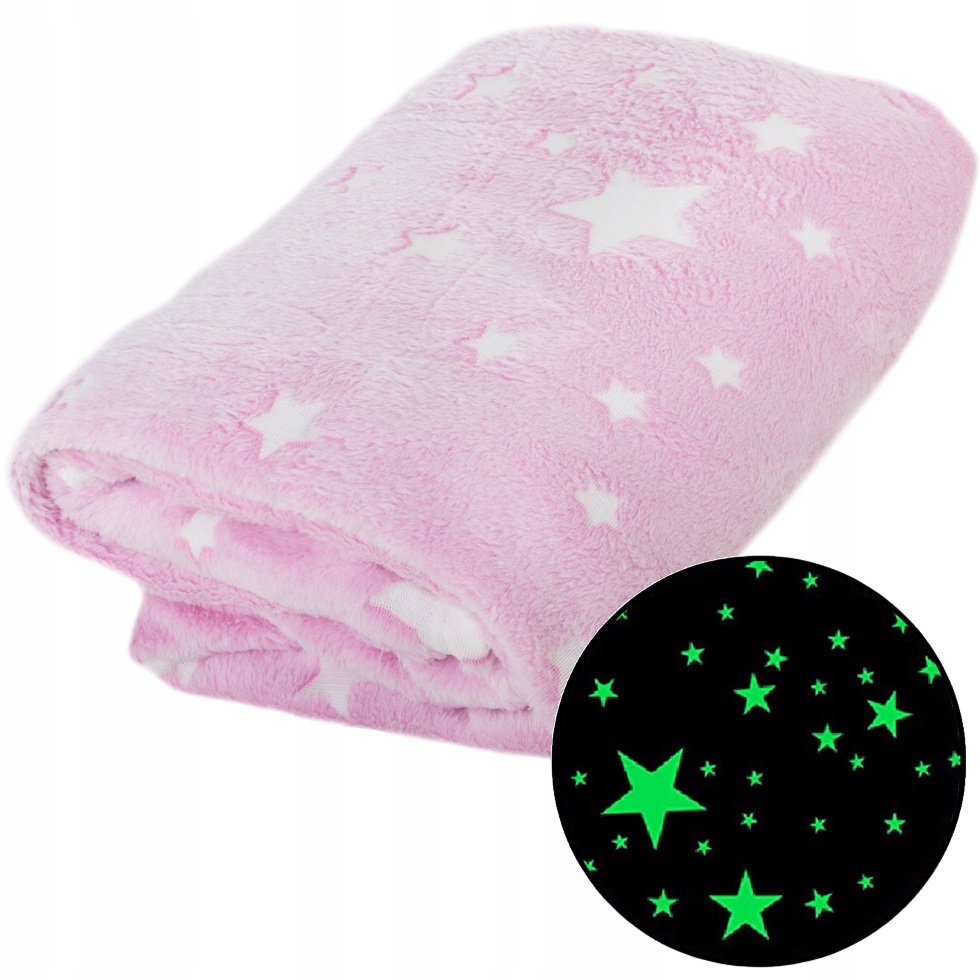 Miękki Koc Pled Narzuta Na Łóżko Kanapę Świecący 150x200 Przyjmeny Ciepły