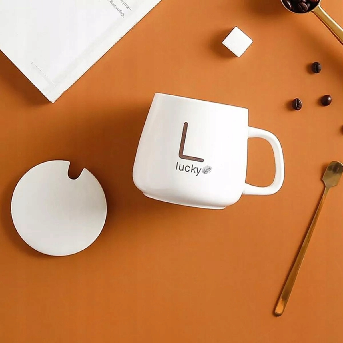 Elektryczny Podgrzewacz Do Kawy Herbaty Kubek Łyżka Zestaw Na Prezent Box