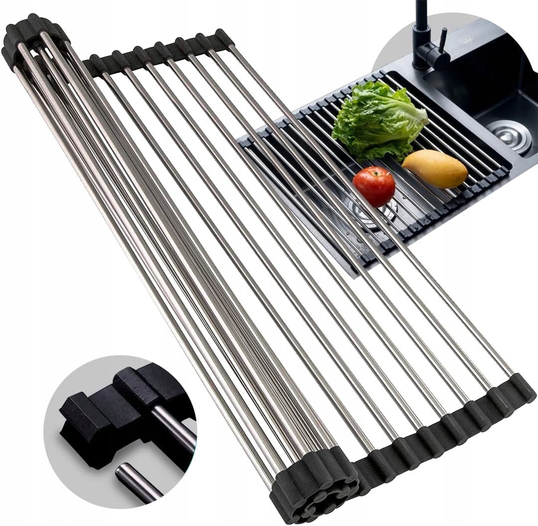 Zwijany Ociekacz Suszarka Kratka Na Zlew 47x30cm