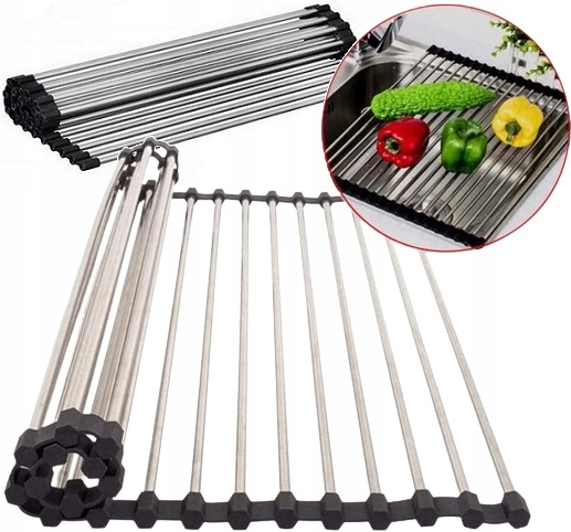 Zwijany Ociekacz Suszarka Kratka Na Zlew 47x30cm