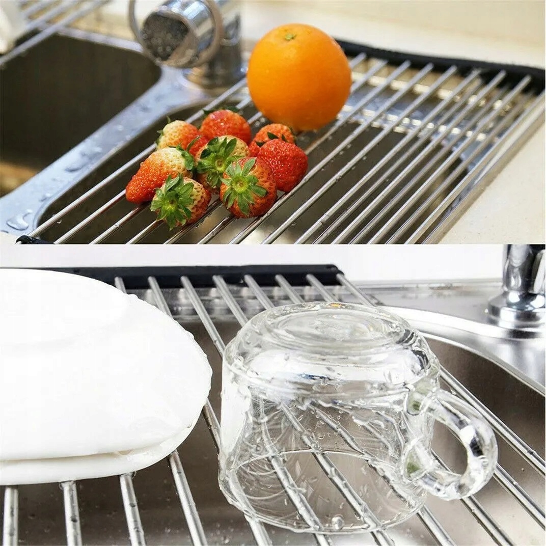 Zwijany Ociekacz Suszarka Kratka Na Zlew 47x30cm