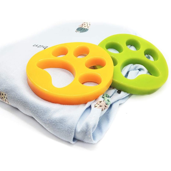 Czyścik Do Usuwania Sierści Zwierząt Domowych 2szt Silikonowy Do Prania