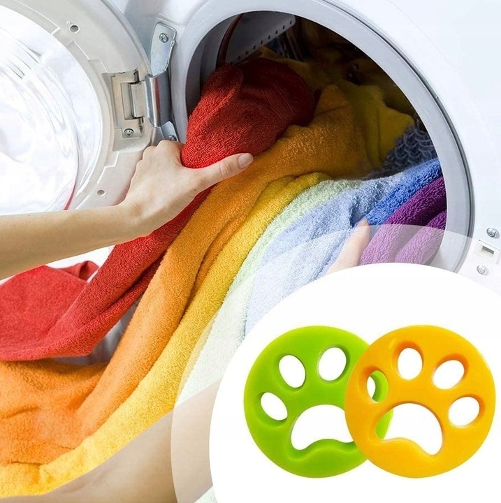 Czyścik Do Usuwania Sierści Zwierząt Domowych 2szt Silikonowy Do Prania