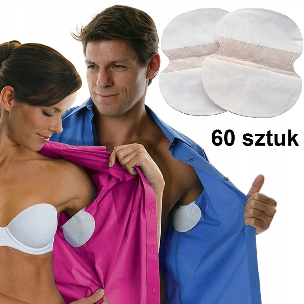 Wkładki Antypotowe Przeciwpotowe Pod Pachy Ochrona Anty Pot 60szt