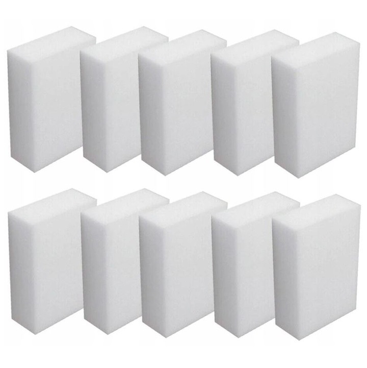 10x Magiczna Gąbka Do Czyszczenia Plam Usuwa Brud