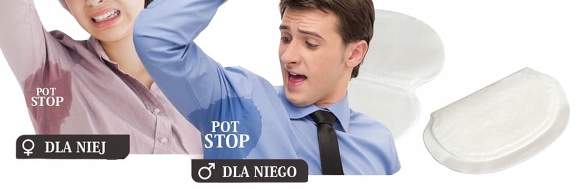 Wkładki Antypotowe Przeciwpotowe Pod Pachy Ochrona Anty Pot 60szt