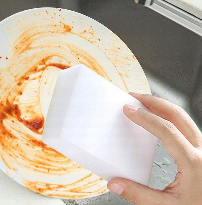 10x Magiczna Gąbka Do Czyszczenia Plam Usuwa Brud