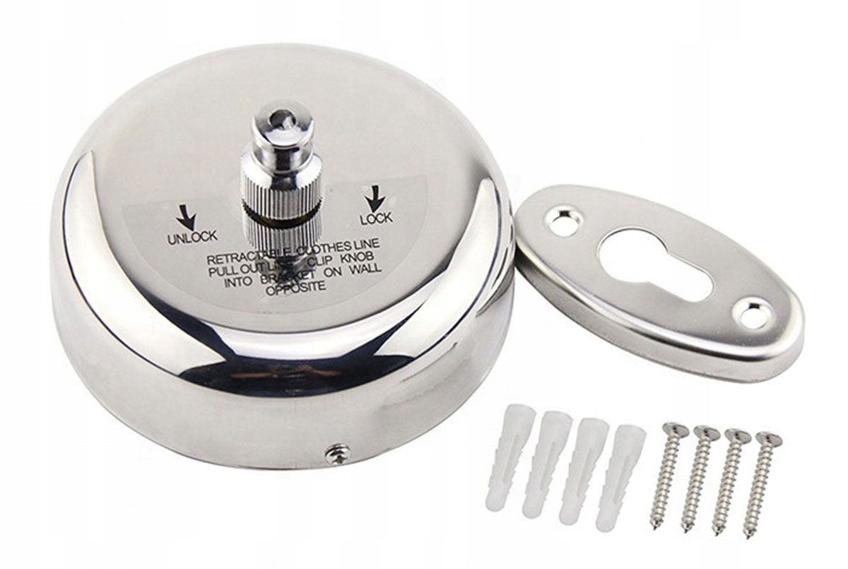 Suszarka Linka Na Pranie Ze Stali Nierdzewnej 3m Łazienkowa Regulowana