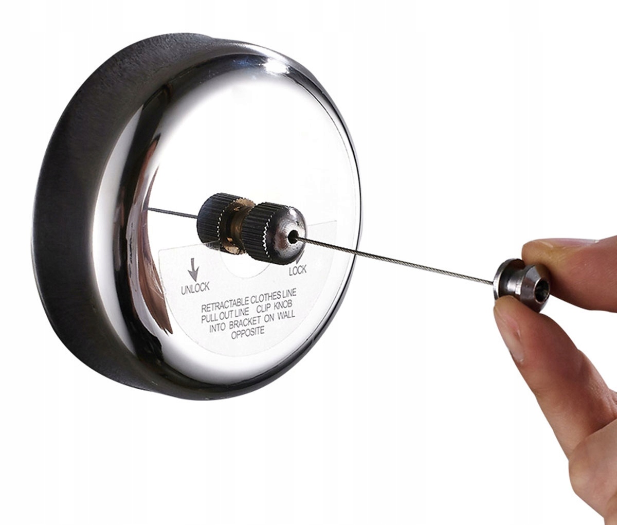 Suszarka Linka Na Pranie Ze Stali Nierdzewnej 3m Łazienkowa Regulowana