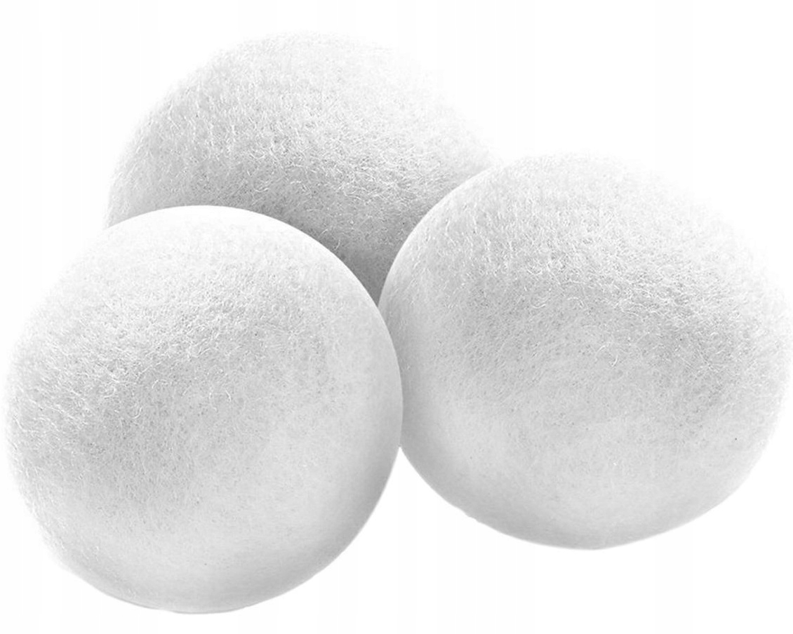 Wełniane Kule Piłki Do Suszarki Suszenia Miękkie Pranie Kulki Zmiękczające