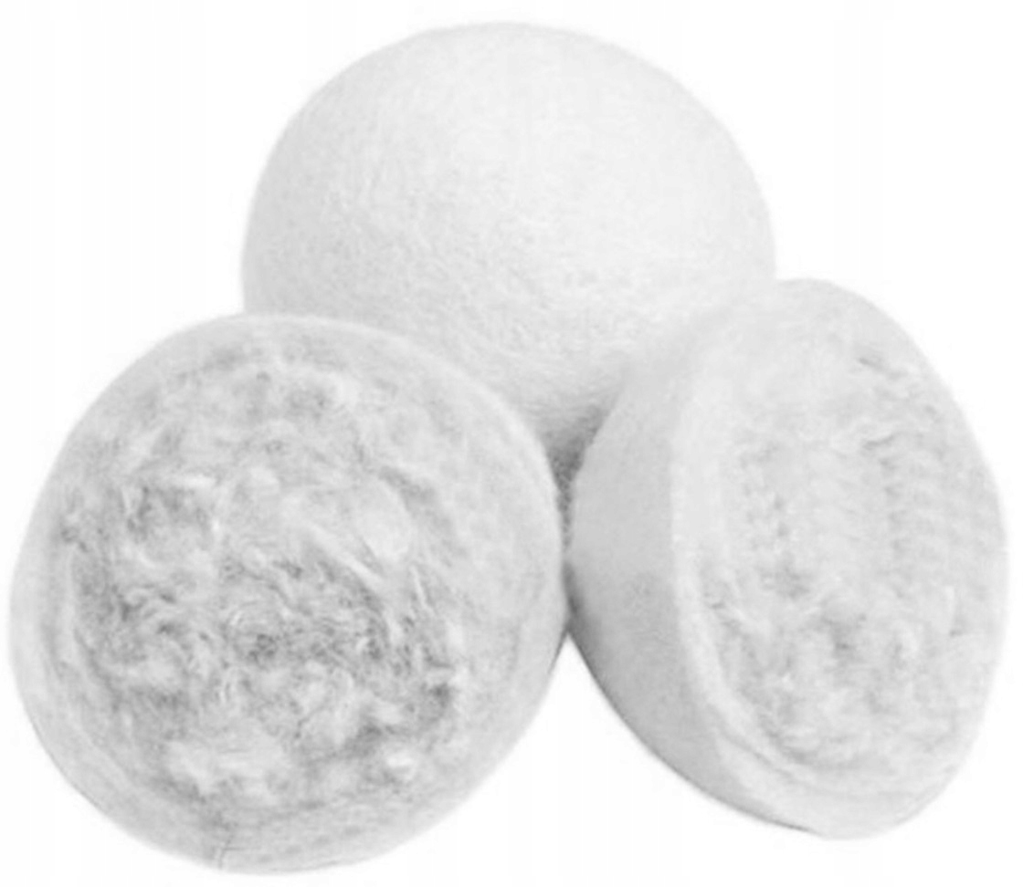 Wełniane Kule Piłki Do Suszarki Suszenia Miękkie Pranie Kulki Zmiękczające