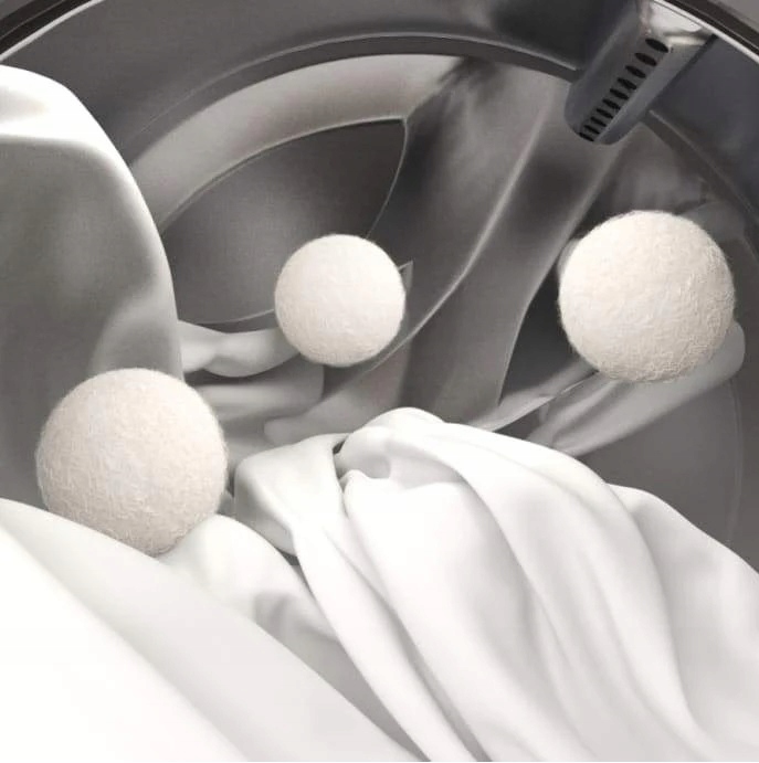 Wełniane Kule Piłki Do Suszarki Suszenia Miękkie Pranie Kulki Zmiękczające