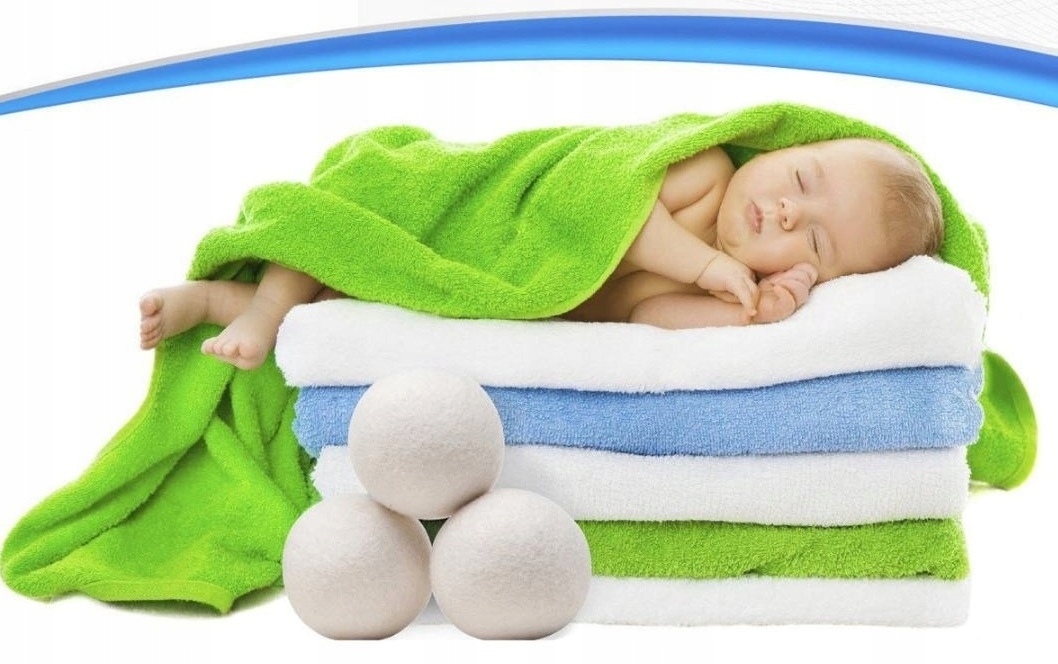 Wełniane Kule Piłki Do Suszarki Suszenia Miękkie Pranie Kulki Zmiękczające