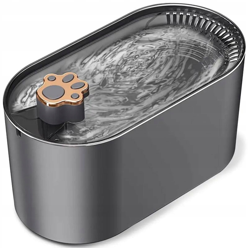 Fontanna Poidełko Dla Kota Psa Miska Automatyczne Poidło + Filtr Cicha Led