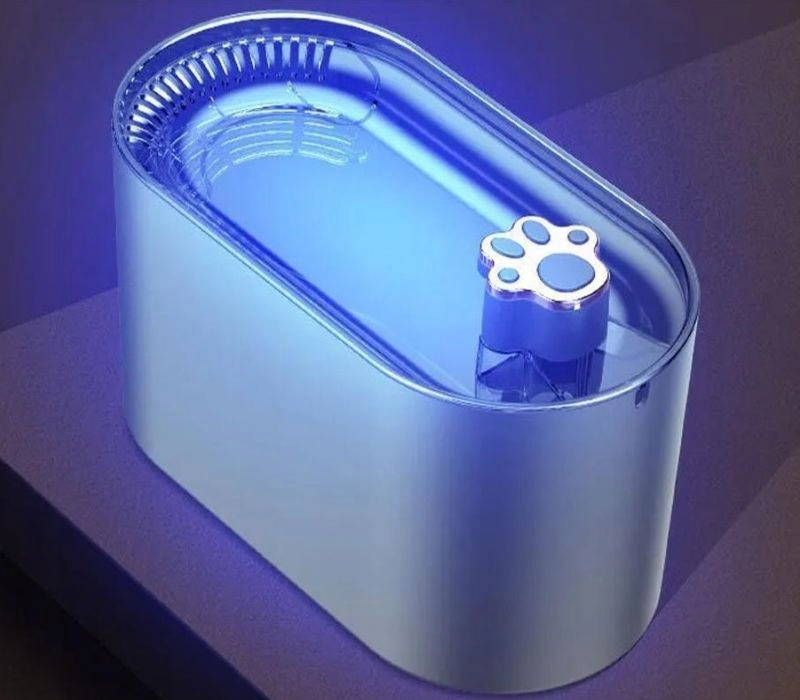 Fontanna Poidełko Dla Kota Psa Miska Automatyczne Poidło + Filtr Cicha Led