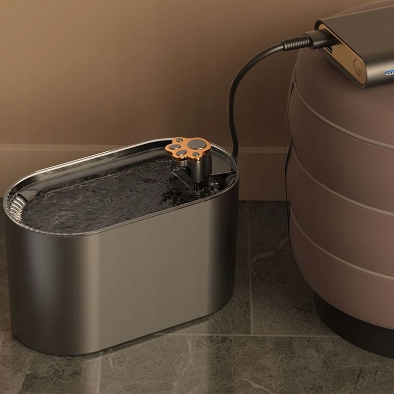 Fontanna Poidełko Dla Kota Psa Miska Automatyczne Poidło + Filtr Cicha Led