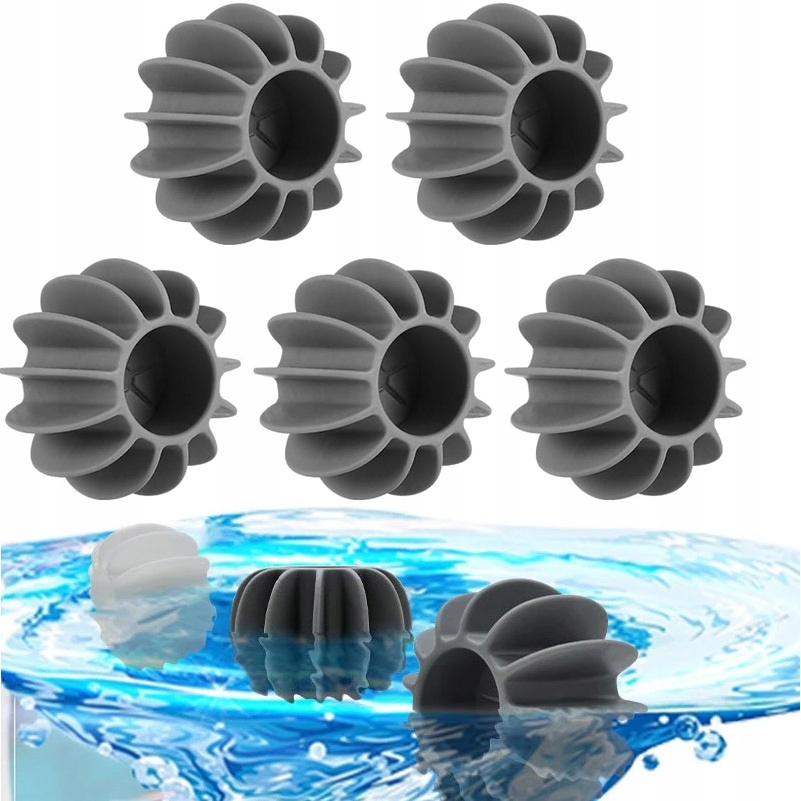 Kule Do Prania Pralki Sierść Włosy Kulki Piorące 5 Sztuk Zmiękczające