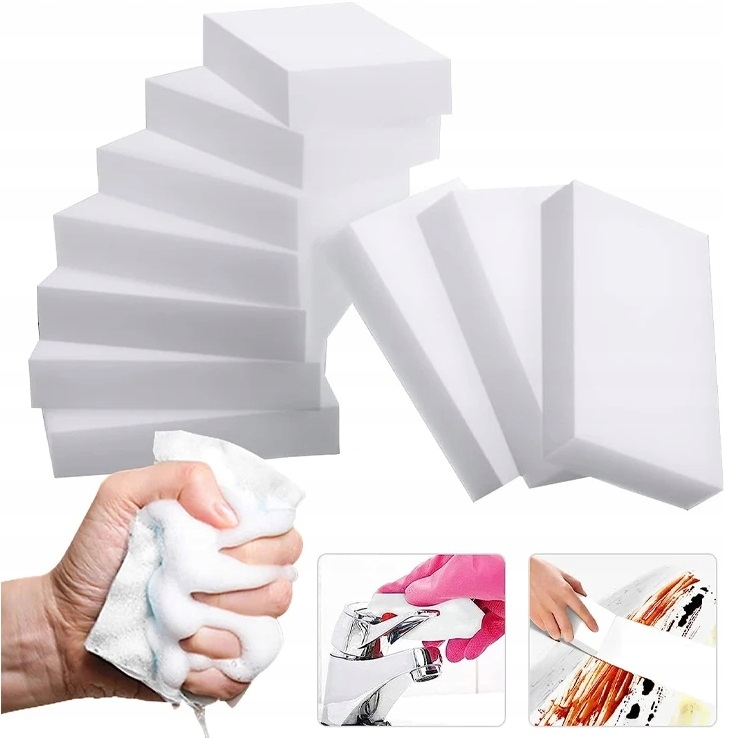 Magiczna Gąbka Gruba Mocna Twarda Magiczne Gąbki Do Czyszczenia 100 Sztuk