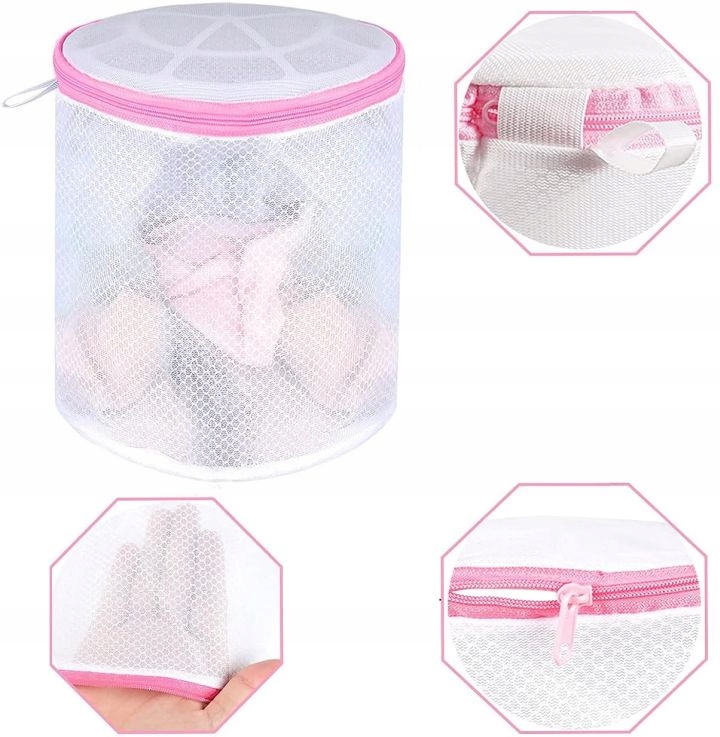 Worek Koszyk Do Prania Staników Biustonoszy Na Zamek Kosz Bielizny Stanika