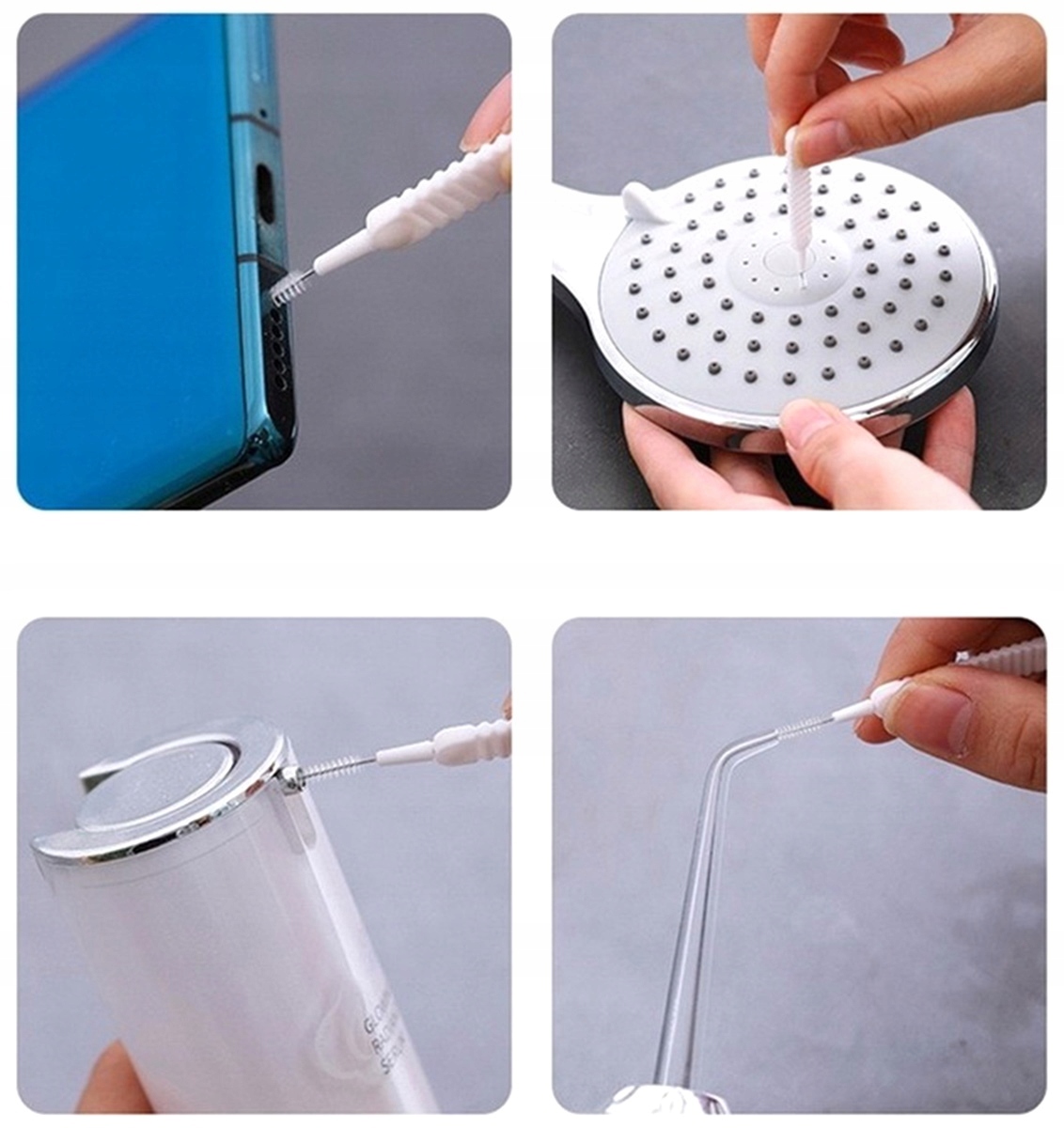 Wycior Szczoteczki Do Czyszczenia Prysznica 10szt.