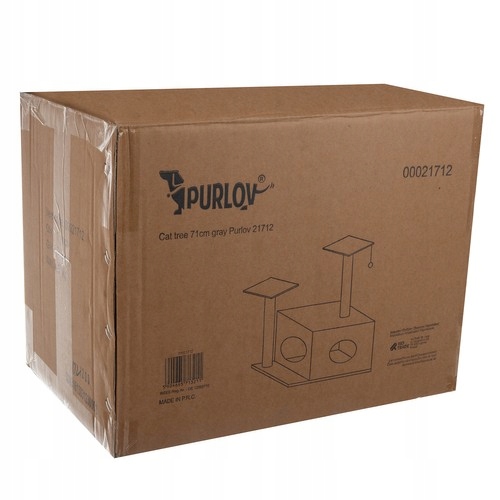 Drapak Dla Kota Domek Szary Drzewko Legowisko Zabawka Piłka