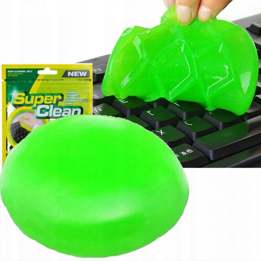 Elastyna Żel Do Czyszczenia Zakamarków Samochodu Klawiatury Slime Glut Guma